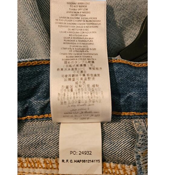 NWT RE/DONE Mid-Rise Kick Flare Solid Women's Jeans in Marea Size 28 - Picture 11 of 13